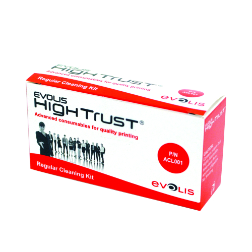 Evolis — Kit de cartes adhésives de nettoyage — 5 unités